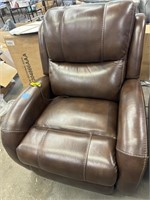Macy's Leiston Leather Dual Power Recliner with
