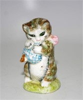Beswick Beatrix Potter's Miss Moppet cat figure