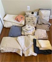 Lot of Bedding & Pillow Cases