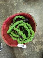 Garden Hose & Apple Basket