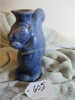 ROWE POTTERY SQUIRREL CANDLE - 8"