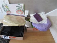 Collection of Place Mats & Napkins (2 Boxes)
