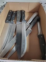 Box Flat of Knives-Farberware, Hamilton