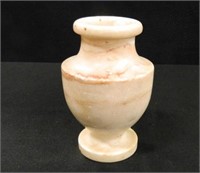 Vase - possibly stone; 5¼" h; no markings