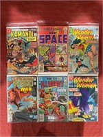 6 bagged and backed comics