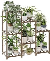 BAMWORLD PLANT STAND MULTIPLE PLANTS 3 TIERS 7