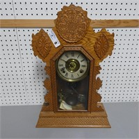Gingerbread Style Mantle Clock