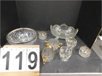 Gold & Silver Trimmed Glassware