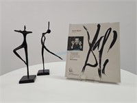 2 Bodrul Khalique Sculptures+ Dali's World Book