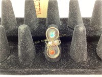 Native American Navajo silver ring size 5.75. 6