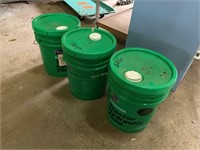 3-full unoppened buckets