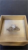 SiZe 8 skull fancy cz ring