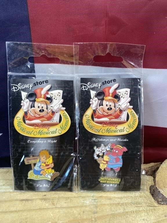 2 Disney Pins