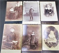 6 Children Cabinet Cards Port Perry Ont.