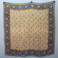 Victorian Printed Silk Shawl