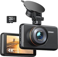 iZEEKER Dash Cam 4K, 2160P/1080P Dash Camera for