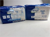 2 packs TENA Classic Briefs Medium 25ct