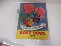 1950 CALIFORNIA VS. OHIO STATE ROSE BOWL PROGRAM