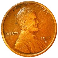 1915-D Lincoln Wheat Penny NICELY CIRCULATED