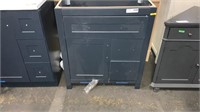 30” BLACK FINISH CABINET WITH NO SINK********
