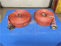 2 Discharge Hoses - 1.5" x 25'
