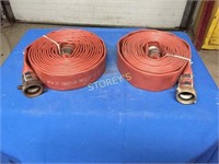 2 Discharge Hoses - 1.5" x 25'