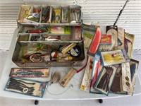 Vtg. Tackle Box & Tackle