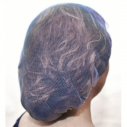 Bag of Hairnets Nylon, Blue, 24 in Dia,  AZ56