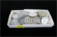 28- Half dollars, 40% silver