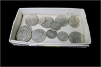 Lot of Canadian 500 silver coins