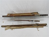 (5) BAMBOO FLY RODS: