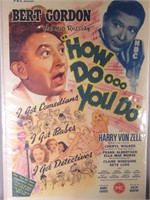 1945 Movie Poster / How DOooo You Do