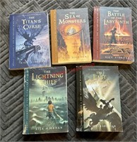 Percy Jackson The Lightening Thief 5 Book Set
