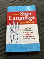 Sign Language Book (Back House)