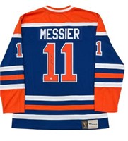 Messier Autographed Edmonton Oilers Replica Jersey