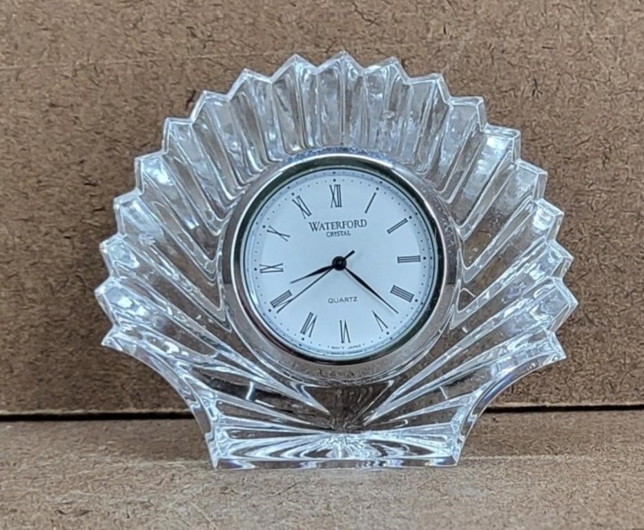 Waterford Crystal Shell Clock