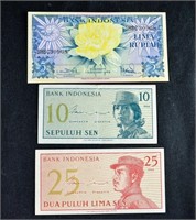 (3) BANK OF INDONESIA BANK NOTES BILLS