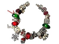 Chamilia, PANDORA 925 mix Christmas Charm Bracelet