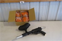 Paintball Gun & Case Of Balls