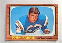 1966 Topps John Farris Chargers Card #122