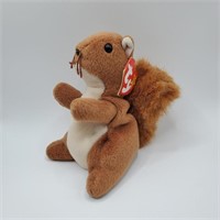 Ty Beanie Baby "Nuts the Squirrel" Beanie