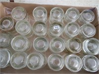 1 Box of 23 Glass Insulators
