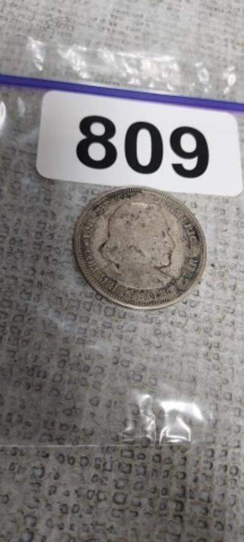 COLUMBIAN EXPO COMMERATIVE SILVER HALF DOLLAR