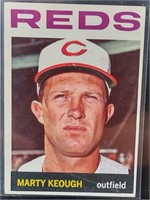 1964 Topps Marty Keough #166 Cincinnati Reds