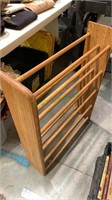 Wood shoe rack - five levels. Measures 24 inches