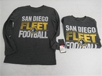 Lot Of (2) San Diego Fleet Football Youth Small