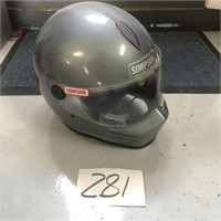 Custom Pinstriped Racing Helmet