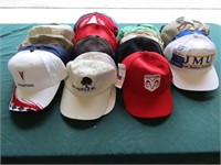 Lot of Mens Hats Some Need Cleaning