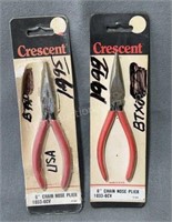 6in Crescent Needle Nose Pliers