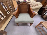 Wood Side Chair w/Cushion 31"L